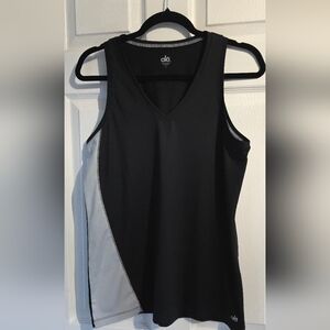 ALO Yoga Black and Gray Tank Top